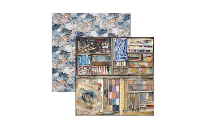 Plakboekpapier 20x20 An artist journey Ciao Bella