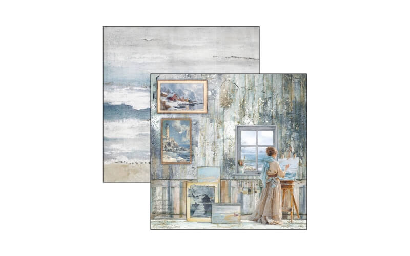 Plakboekpapier 20x20 An artist journey Ciao Bella