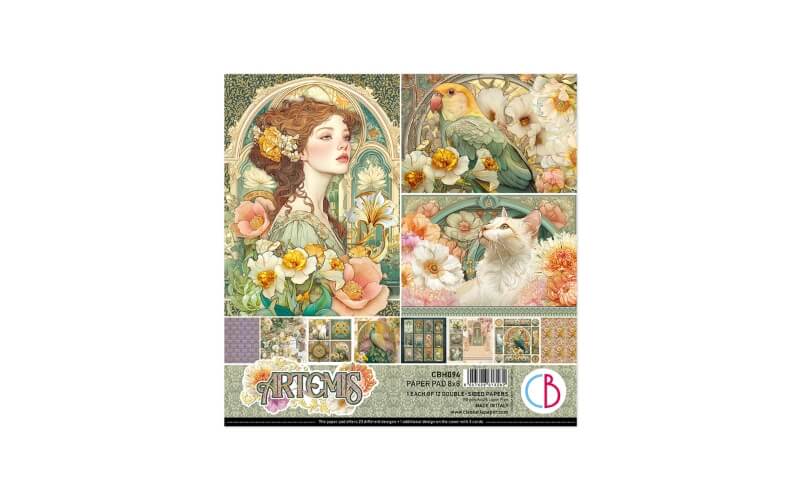 Plakboekpapier 20x20 Artemis Ciao Bella