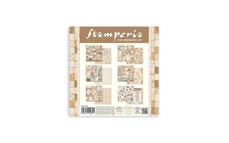 Plakboekpapier 20x20 Baby Mini Pad Stamperia