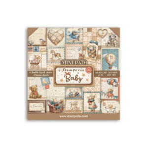 Plakboekpapier 20x20 Baby Mini Pad Stamperia