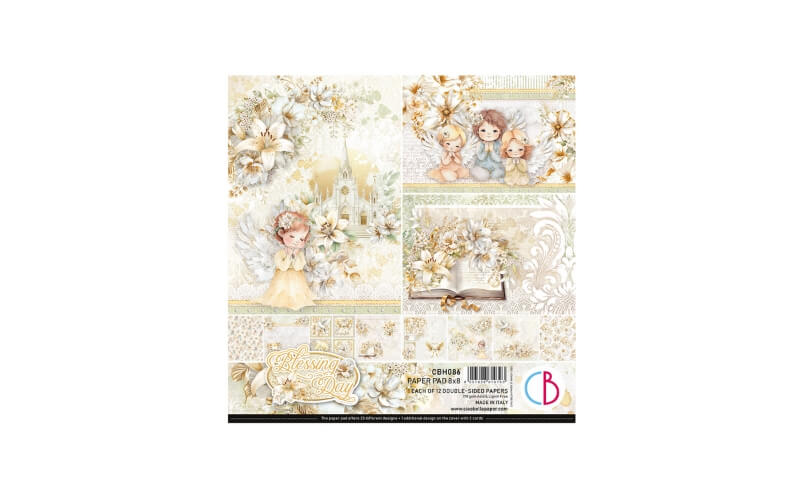 Plakboekpapier 20x20 Blessing Day Ciao Bella