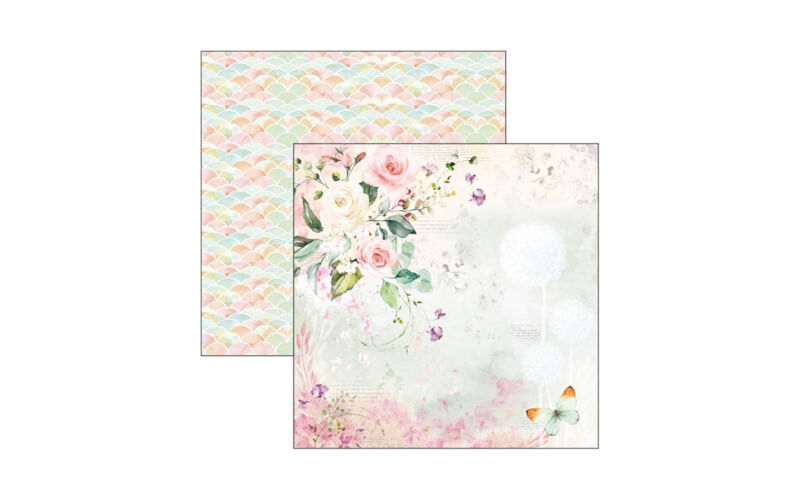 Plakboekpapier 20x20 Blooming Ciao Bella