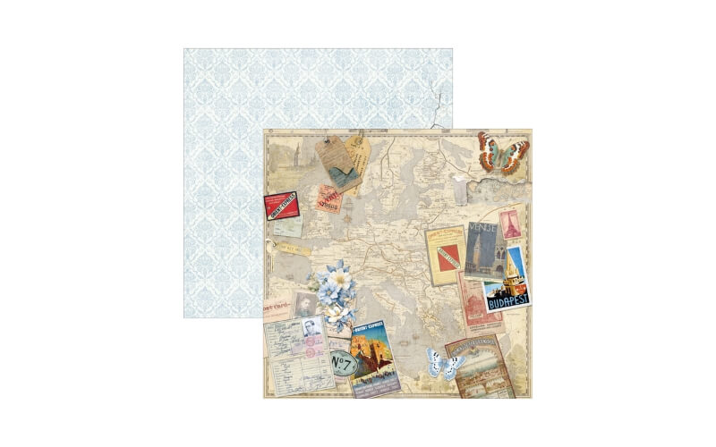 Plakboekpapier 20x20 Eastern Journey Ciao Bella