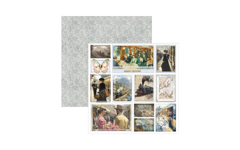 Plakboekpapier 20x20 Eastern Journey Ciao Bella
