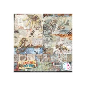Plakboekpapier 20x20 Engine of the Future Ciao Bella