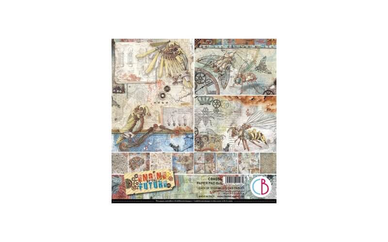 Plakboekpapier 20x20 Engine of the Future Ciao Bella