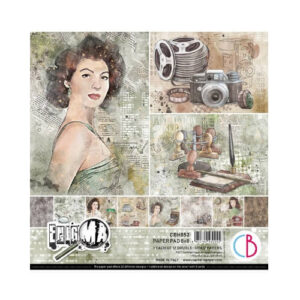 Plakboekpapier 20x20 Enigma Ciao Bella