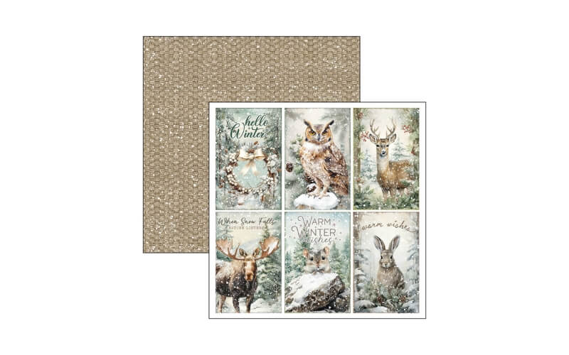 Plakboekpapier 20x20 Forest Tales Ciao Bella