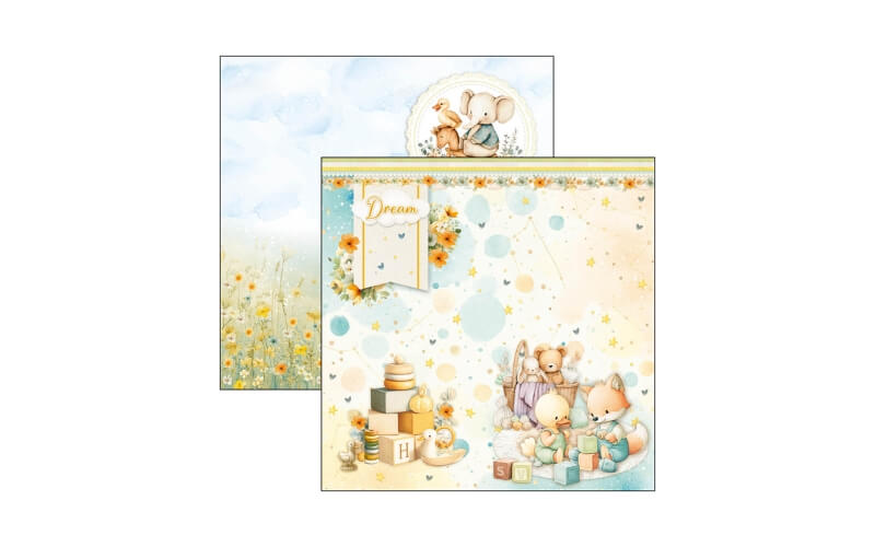 Plakboekpapier 20x20 Lunibloom Ciao Bella