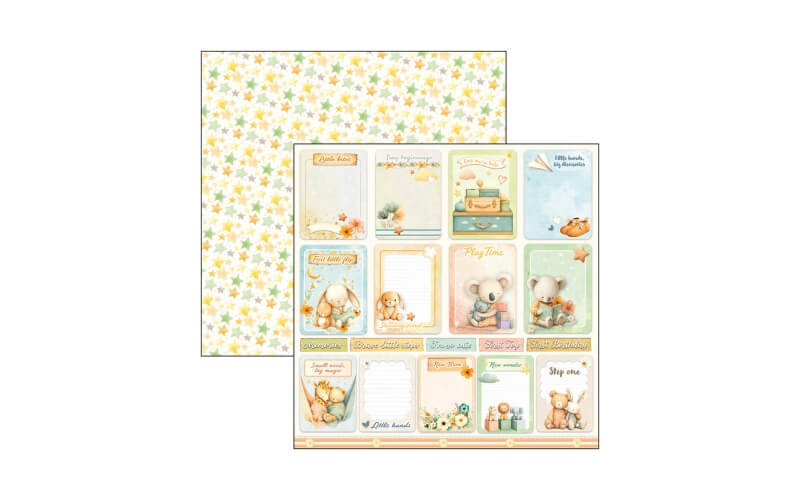 Plakboekpapier 20x20 Lunibloom Ciao Bella