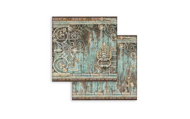 Plakboekpapier 20x20 Magisch Bos Stamperia