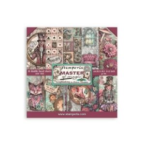 Plakboekpapier 20x20 Meester in Magie Stamperia