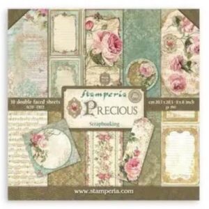 Plakboekpapier 20x20 Precious Stamperia