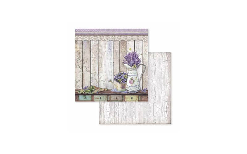 Plakboekpapier 20x20 Provence Stamperia