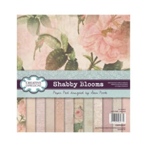 Plakboekpapier 20x20 Shabby Blooms Sam Poole
