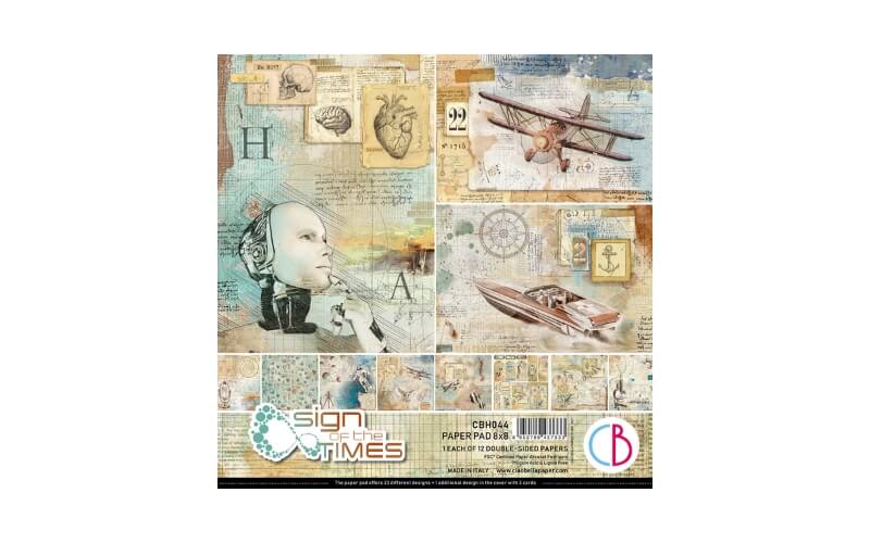 Plakboekpapier 20x20 Sign of the Times Ciao Bella