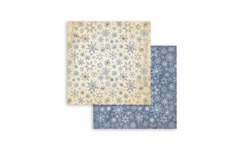Plakboekpapier 20x20 Silent Night Backgrounds Stamperia