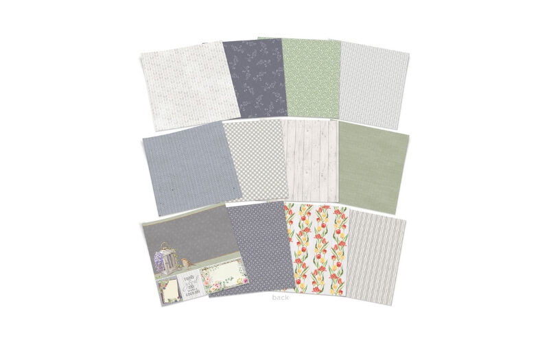 Plakboekpapier 20x20 Sparrow Hill Ciao Bella