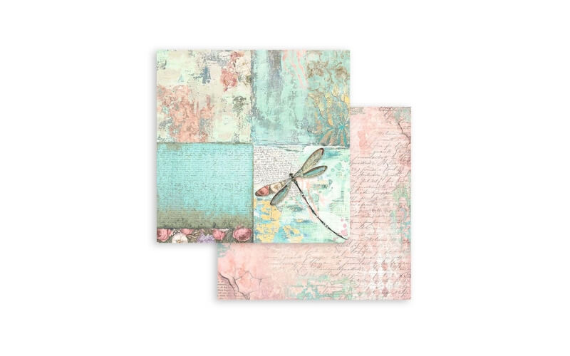 Plakboekpapier 20x20 Wonderland Stamperia