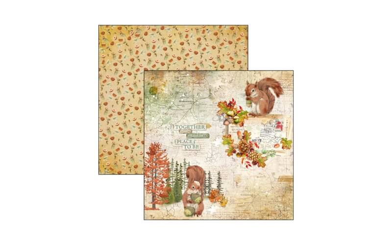 Plakboekpapier 20x20 Into the Wild Ciao Bella
