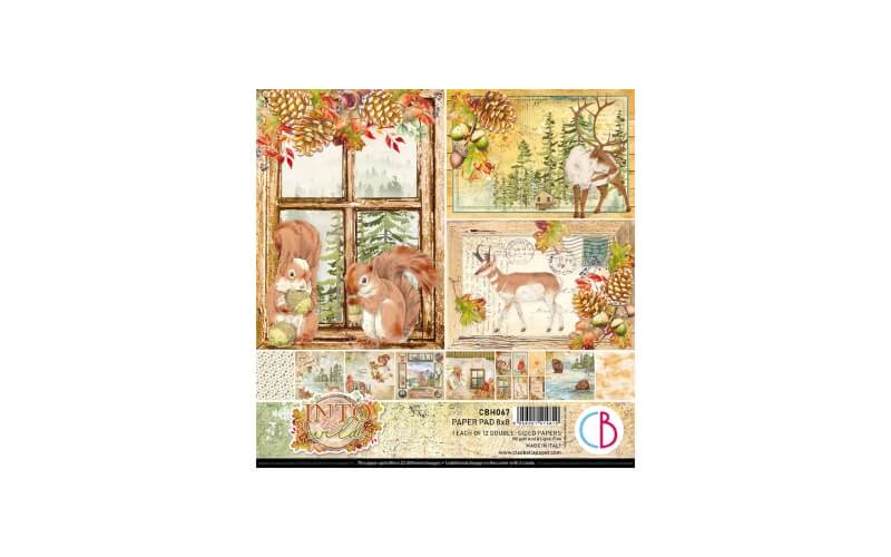 Plakboekpapier 20x20 Into the Wild Ciao Bella