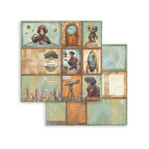 Plakboekpapier 30x30 A New Beginning Mixed Cards Stamperia