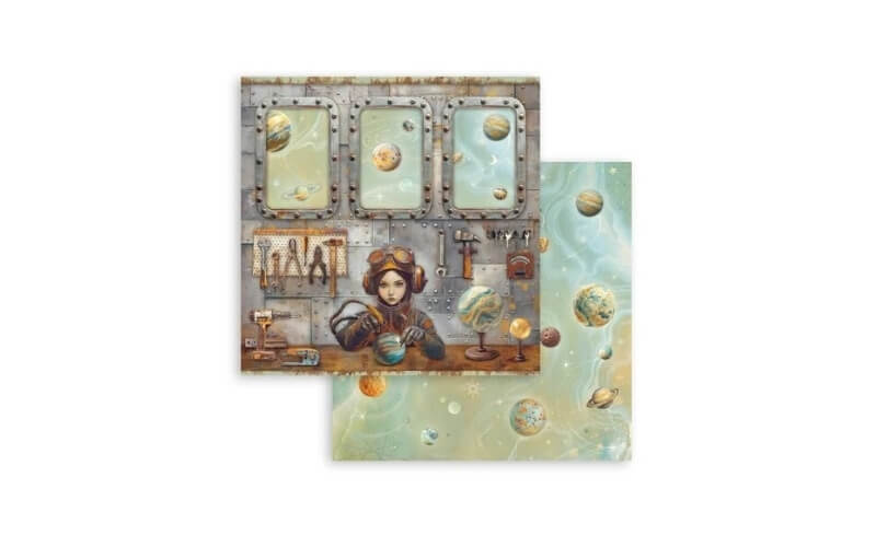 Plakboekpapier 30x30 A New Beginning Stamperia