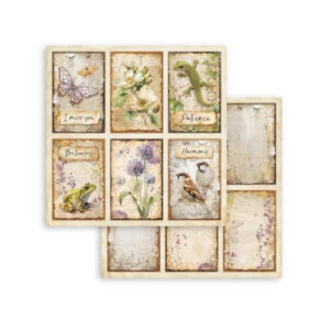 Plakboekpapier 30x30 All Around 6 Cards Stamperia