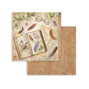 Plakboekpapier 30x30 All Around Book Stamperia