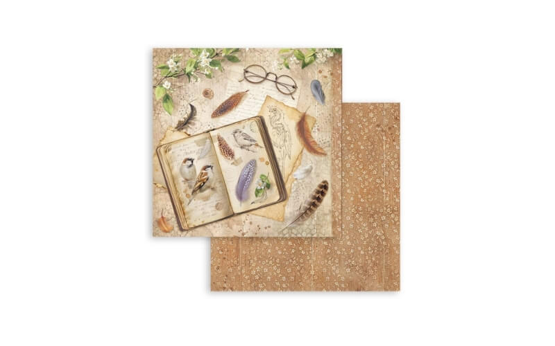 Plakboekpapier 30x30 All Around Book Stamperia