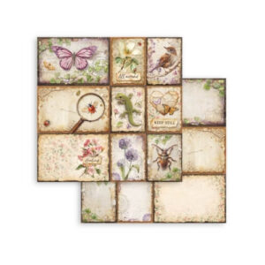Plakboekpapier 30x30 All Around Mixed Cards Stamperia