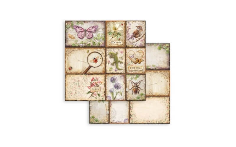Plakboekpapier 30x30 All Around Stamperia