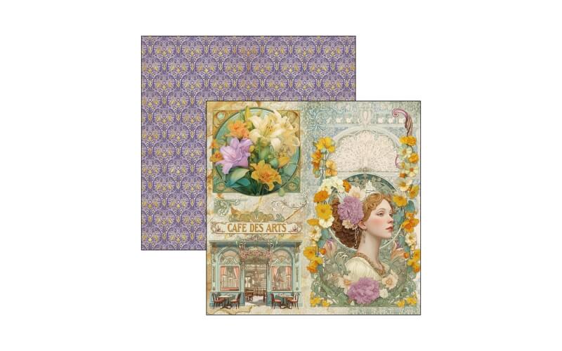 Plakboekpapier 30x30 Artemis Patterns Ciao Bella