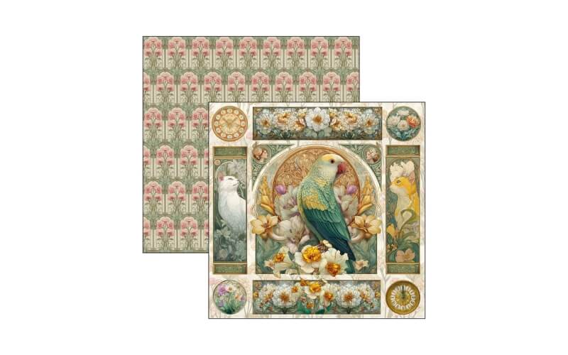 Plakboekpapier 30x30 Artemis Patterns Ciao Bella