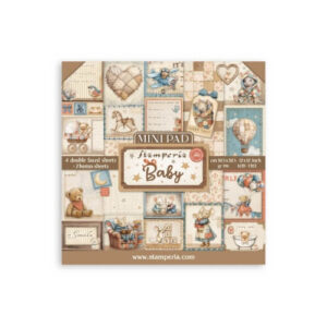 Plakboekpapier 30x30 Baby Mini Pad Stamperia