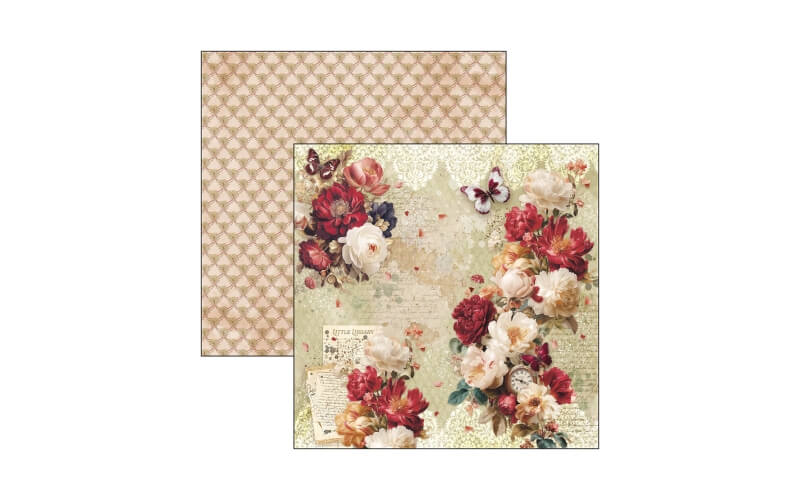 Plakboekpapier 30x30 Book Lovers Ciao Bella