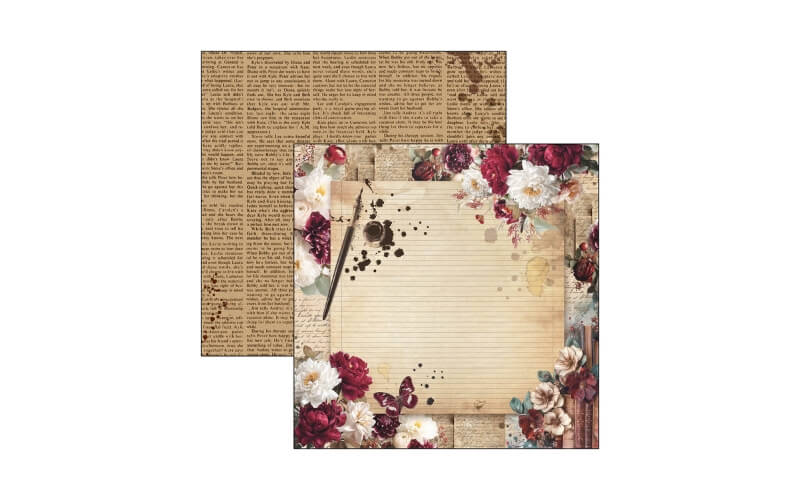 Plakboekpapier 30x30 Book Lovers Ciao Bella