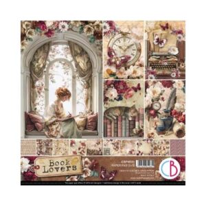 Plakboekpapier 30x30 Book Lovers Ciao Bella