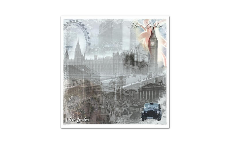 Plakboekpapier 30x30 Capitals Itd Collection