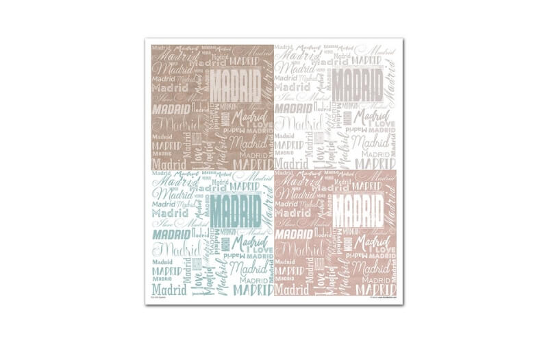 Plakboekpapier 30x30 Capitals Itd Collection