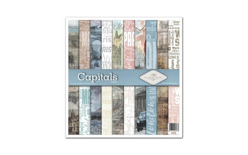 Plakboekpapier 30x30 Capitals Itd Collection