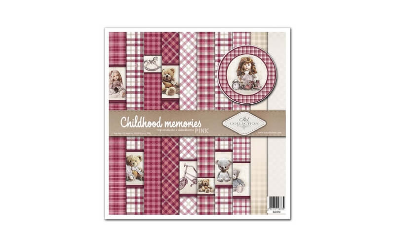 Plakboekpapier 30x30 Childhood Memories Itd Collection