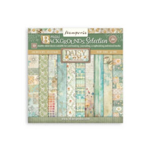 Plakboekpapier 30x30 Daisy Art Achtergronden Stamperia