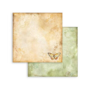Plakboekpapier 30x30 Daisy Art Butterfly Stamperia