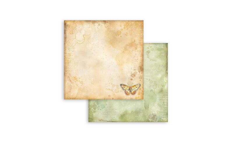 Plakboekpapier 30x30 Daisy Art Butterfly Stamperia