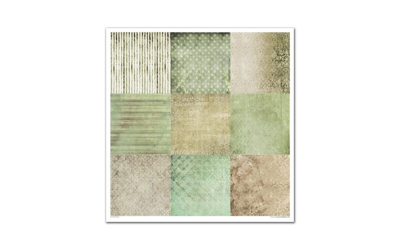 Plakboekpapier 30x30 Earth Itd Collection