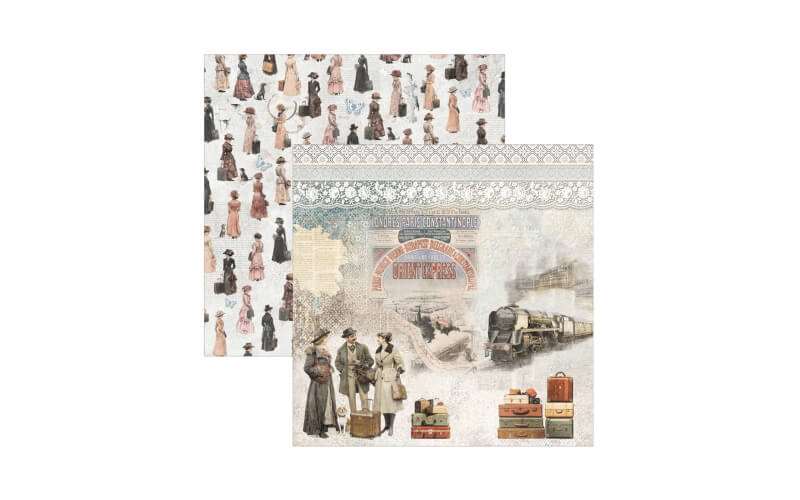 Plakboekpapier 30x30 Eastern Journey Ciao Bella