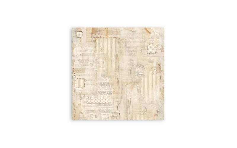 Plakboekpapier 30x30 Family Enkelzijdig Stamperia