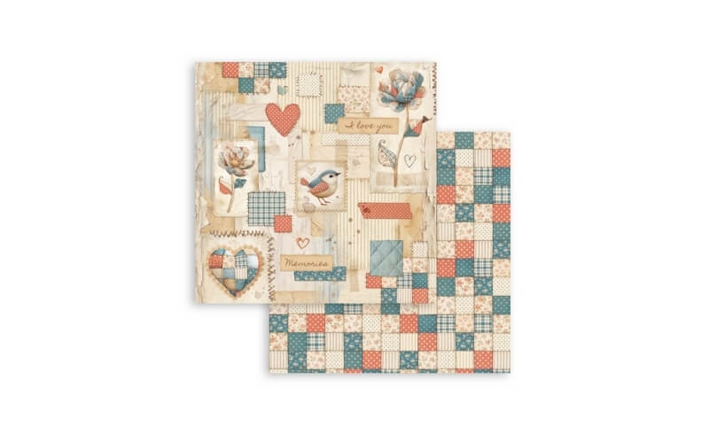 Plakboekpapier 30x30 Family Stamperia